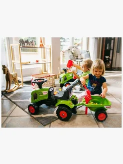 Pedal- & Gåbiler-Falk Claas Traktor med Tilbehør Grøn