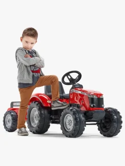 Pedal- & Gåbiler-Falk Massey Ferguson S8740 Traktor med Trailer