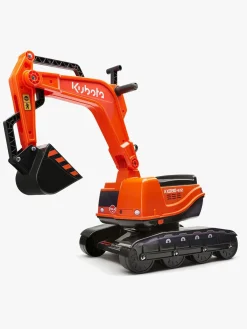 Udelegetøj-Falk Ride-on-gravemaskine Super Builder inkl. Hjelm, Orange