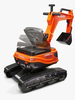 Udelegetøj-Falk Ride-on-gravemaskine Super Builder inkl. Hjelm, Orange