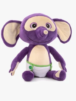 Dukker & Bamser-Fantorangen Fantus Bamse God & Blød 35 cm Lilla/Beige