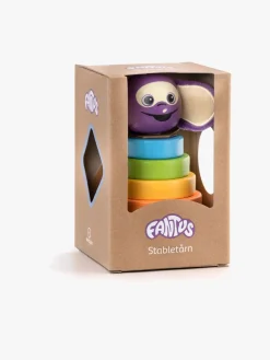 Babylegetøj-Fantorangen Fantus Stabeltårn 16 cm Flerfarvet