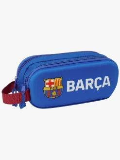 Kreativt Legetøj-FCBarcelona FC Barcelona 3D Dobbelt Penalhus, Marineblå