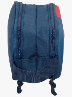 Kreativt Legetøj-FCBarcelona FC Barcelona 3D Dobbelt Penalhus, Blå/Rød