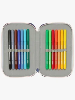 Kreativt Legetøj-FCBarcelona FC Barcelona  Fyldt Dobbelt Penalhus 29 Dele, 2ª Equipment