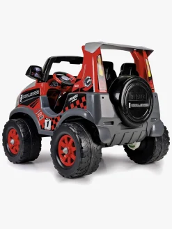 Elbiler & -Køretøjer-FEBER Challenger Elbil, Rød/Sort