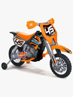 Elbiler & -Køretøjer-FEBER Elmotorcykel til Motocross, Orange/Sort