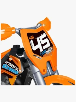 Elbiler & -Køretøjer-FEBER Elmotorcykel til Motocross, Orange/Sort