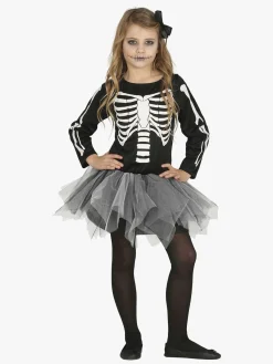 Kostumer & Udklædning-FiestasGuirca Fiestas Guirca Kostume Skelet Pige