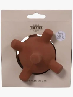 Babylegetøj-FILIBABBA Baby Sense Ball Bidelegetøj, Rust Rød/Brun/Orange