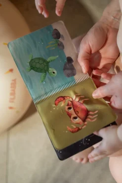 Vandlegetøj-FILIBABBA Badebog, Lyserød