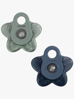 Babylegetøj-FILIBABBA Bidering Cooling Star 2-Pak, Blue Mix Blå