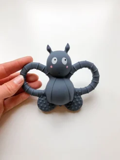 Babylegetøj-FILIBABBA Felix the Fly Bidelegetøj, Muddly Blue