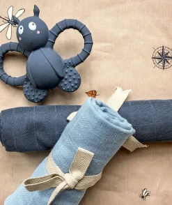 Babylegetøj-FILIBABBA Felix the Fly Bidelegetøj, Muddly Blue