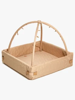 Babylegetøj-FILIBABBA Soft Quilt Aktivitetstæppe, Doeskin