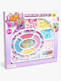 Kreativt Legetøj-Fippla Art Beads  Skinnende Perlesæt