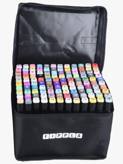 Kreativt Legetøj-Fippla Dobbeltspids Alkoholbaserede Illustration Markers 120 Stk.
