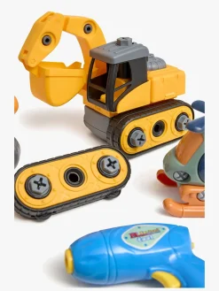 Babylegetøj-Fippla Lær & Opdag Kasse Transportmiddel med Skruetrækker Flerfarvet