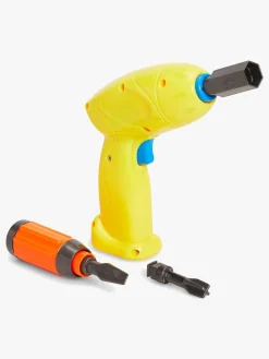 Babylegetøj-Fippla Lær & Opdag Køretøjer m. Skruetrækker Flerfarvet