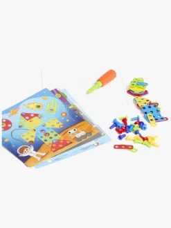 Spil & Puslespil-Fippla Screw A Puzzle Building Kit Børnepuslespil 64 Dele