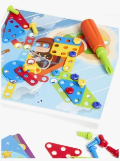 Spil & Puslespil-Fippla Screw A Puzzle Building Kit Børnepuslespil 64 Dele