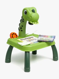 Kreativt Legetøj-Fippla Tegnetavle med Projektor & Lys Dinosaur Grøn