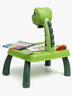 Kreativt Legetøj-Fippla Tegnetavle med Projektor & Lys Dinosaur Grøn