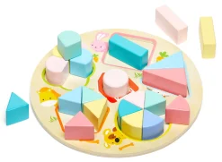 Spil & Puslespil-Fippla Træpuslespil Former 21 Brikker