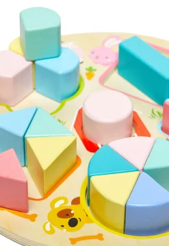 Spil & Puslespil-Fippla Træpuslespil Former 21 Brikker