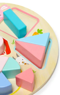 Spil & Puslespil-Fippla Træpuslespil Former 21 Brikker