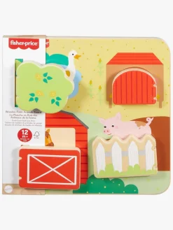 Interaktivt Legetøj-FisherPrice Fischer-Price Farm Animals Board Legetøj Legetøj
