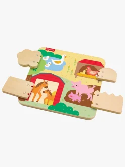 Interaktivt Legetøj-FisherPrice Fischer-Price Farm Animals Board Legetøj Legetøj