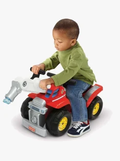 Pedal- & Gåbiler-FisherPrice Fisher-Price Pull Back Big Action Brandbil