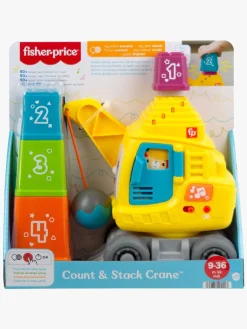 Babylegetøj-FisherPrice Fisher-Price Tælle- og Stabelkran