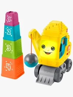 Babylegetøj-FisherPrice Fisher-Price Tælle- og Stabelkran
