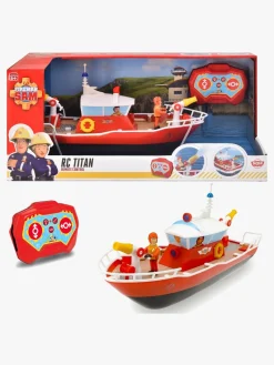 Fjernstyret|Legetøjsbiler & -Fartøjer-BrandmanSam2 Fjernstyret Båd Titan Brandmand Sam