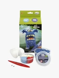 Kreativt Legetøj-FoamClay Foam Clay Funny Friends Monster, Blå