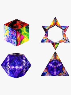 Spil & Puslespil-FunInMoitionToys Fun In Motion Toys Shashibo Fidget-kube, Cosmos