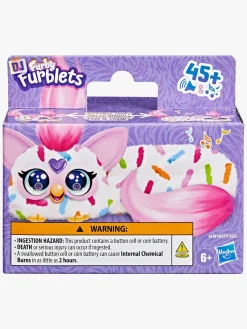 Dukker & Bamser-Furby Dj Furblet Interaktiv Bamse Berry-Cup-Cake Flerfarvet