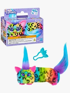 Dukker & Bamser-Furby Dj Furblet Interaktiv Bamse Rain Bow Flerfarvet