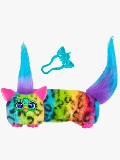 Dukker & Bamser-Furby Dj Furblet Interaktiv Bamse Rain Bow Flerfarvet