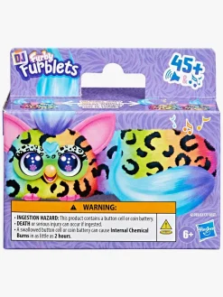 Dukker & Bamser-Furby Dj Furblet Interaktiv Bamse Rain Bow Flerfarvet