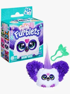 Dukker & Bamser-Furby Furblet Interaktiv Bamse Bam Boo Flerfarvet