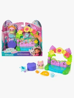 Legetøjsfigurer-GabbysDollhouse Gabby's Dollhouse Balkon Legesæt Crystal Garden