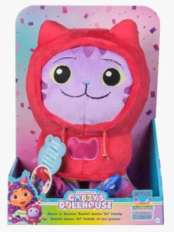 Dukker & Bamser-GabbysDollhouse Gabby's Dollhouse Deluxe Bamse DJ Katteurt 25 cm