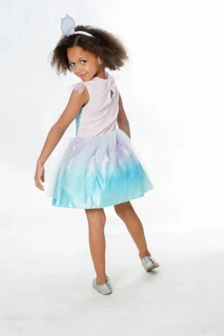 Kostumer & Udklædning-GabbysDollhouse Gabby's Dollhouse Deluxe Cakey Cat Kostume med Hårbånd