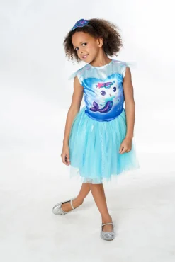 Kostumer & Udklædning-GabbysDollhouse Gabby's Dollhouse Deluxe Mercat Kostume med Hårbånd