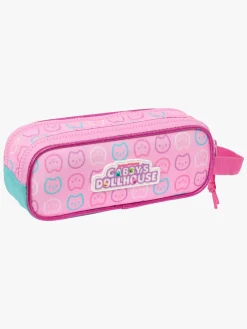 Kreativt Legetøj-GabbysDollhouse Gabby's Dollhouse Dobbelt Penalhus Party, Lyserød