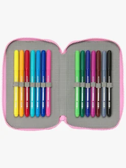 Kreativt Legetøj-GabbysDollhouse Gabby's Dollhouse Dobbelt Penalhus, Pink