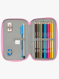 Kreativt Legetøj-GabbysDollhouse Gabby's Dollhouse Dobbelt Penalhus, Pink